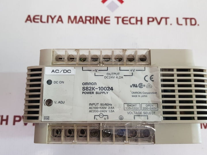 Omron S82K-10024 Power Supply Ac200-240V 1.5A