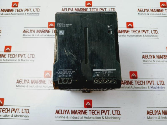 Omron S8Vk-c48024 Din Rail Power Supply Module 100-240Vac E316988 50/60Hz