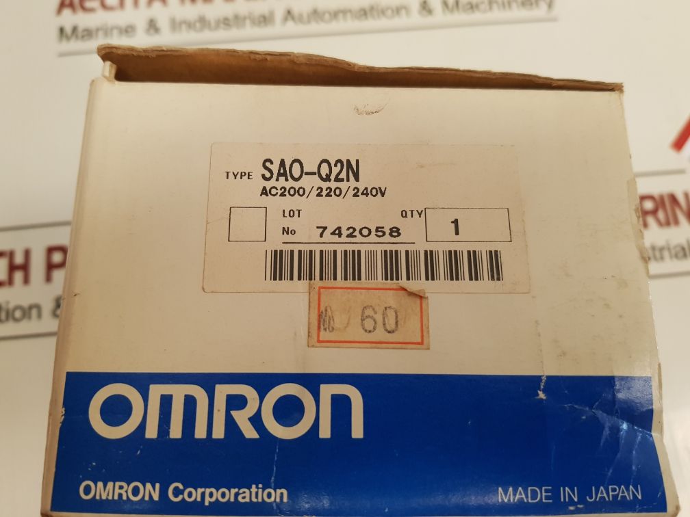 Omron Sao-q2N Current Sensor 4-10 A