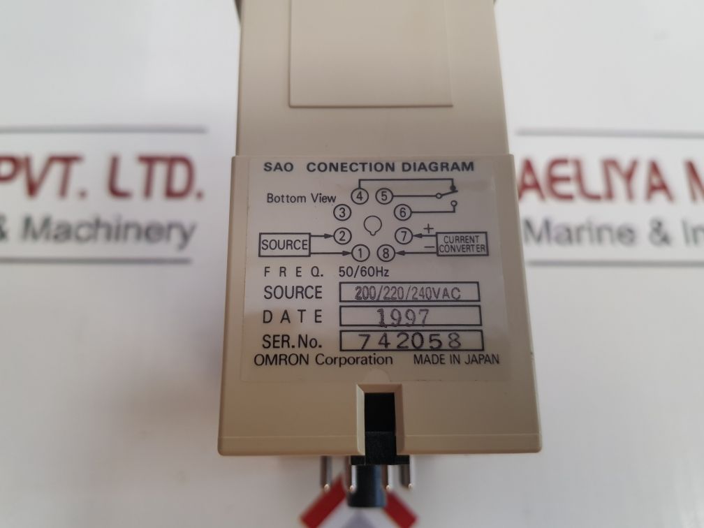 Omron Sao-q2N Current Sensor 4-10 A