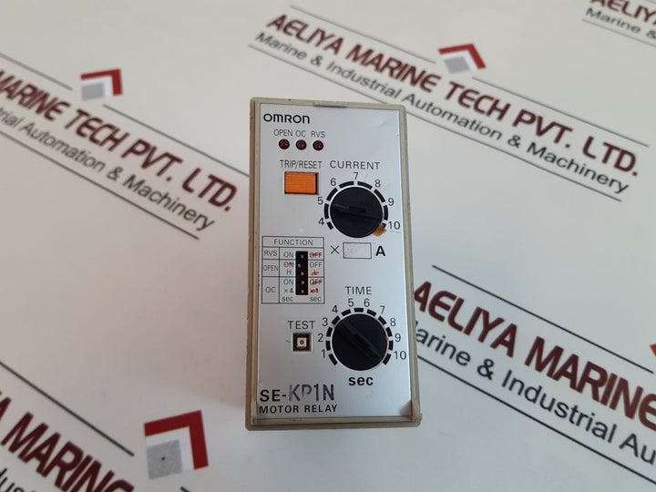Omron Se-kp1N Motor Relay Current: 4-10 X A