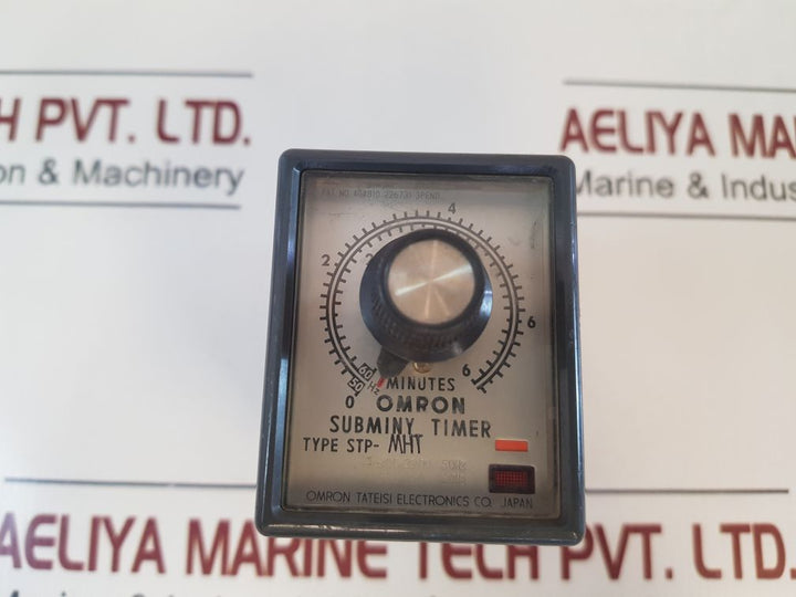 Omron Stp-mht Subminy Timer 0 To 6 Minutes 200-220V 50Hz/200-230V 60Hz
