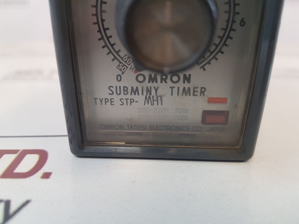 Omron Stp-mht Subminy Timer 0 To 6 Minutes 200-220V 50Hz/200-230V 60Hz