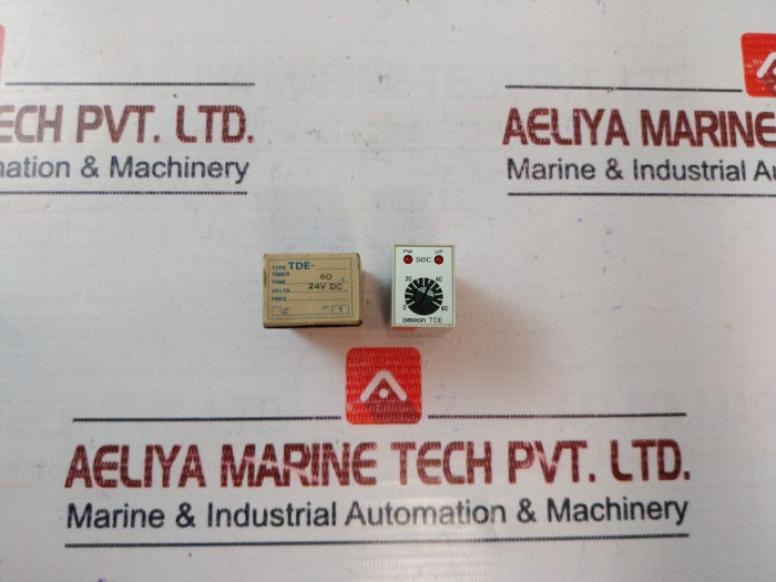 Omron Tde Timer 0-60 Sec 24V Dc