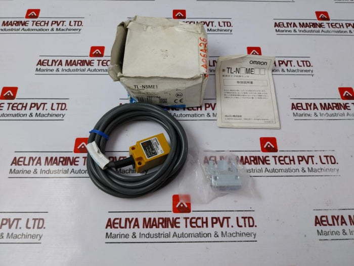 Omron Tl-n5Me1 Rectangular Standard Proximity Sensor W/ 2 Meter Cable, 10 To 30Vdc