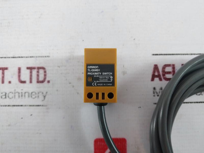 Omron Tl-q5Md1 Square Proximity Switch Dc 2-wire Npn Sensor 100Ma Max 12 To 24Vdc