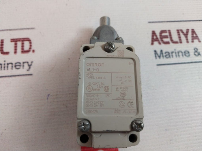Omron Wld-g Limit Switch Ip67 250V Ac/48V Dc