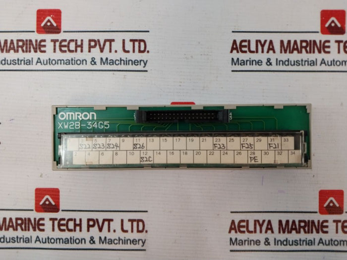 Omron Xw2B-34G5 Contact Terminal Board