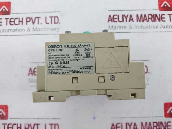 Omron Zen-10C1Ar-a-v2 Cpu Units Without Expansion I/O Unit 100-240V Ac 24V Dc Output 8A