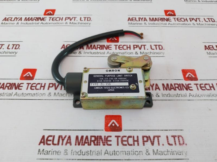Omron Zl-15G General Purpose Limit Switch 15A 125/250/480Vac