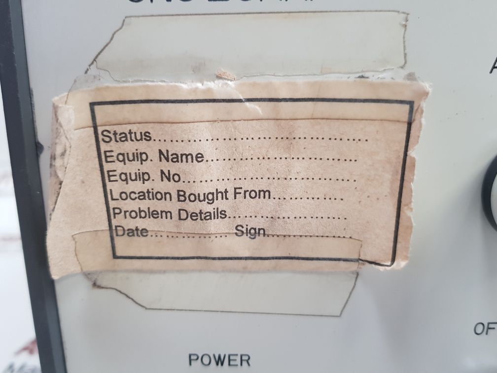 ono sokki 0104140760 caribrator controller