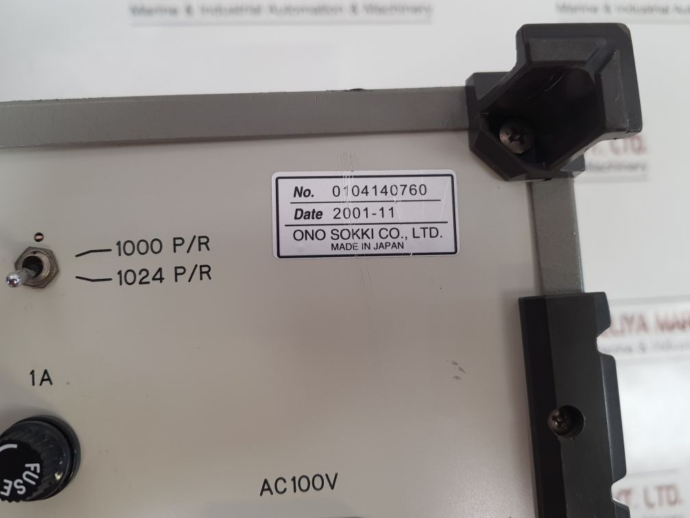 ono sokki 0104140760 caribrator controller
