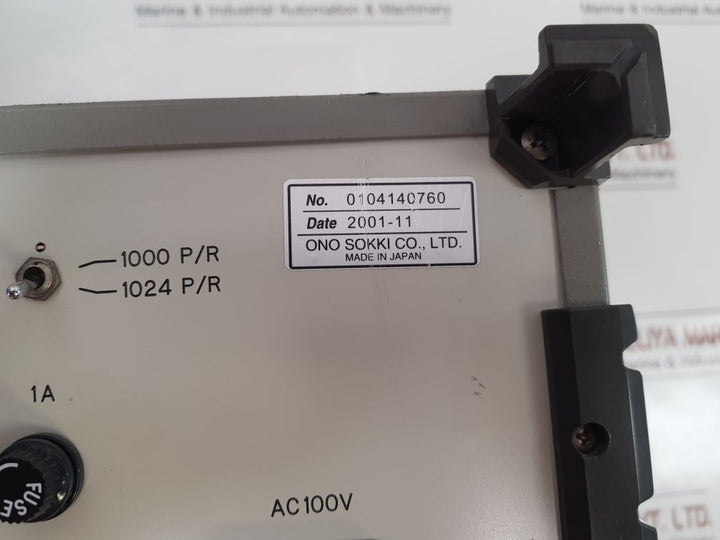ono sokki 0104140760 caribrator controller