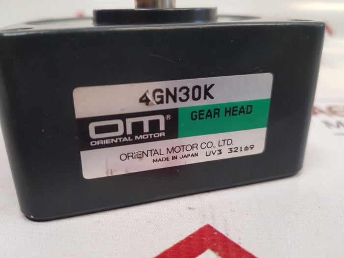 Gear Head Oriental Motor 4Gn30K - New