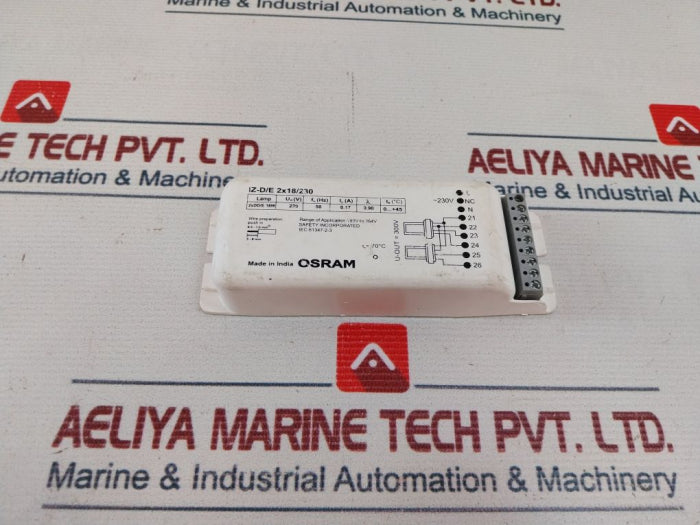 Osram Iz-d/E 2X18/230 Electronic Control Gear Ballast