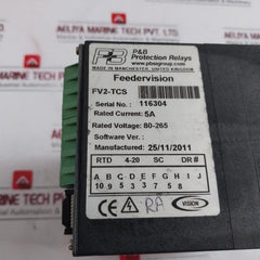 P&B Fv2-tcs Feedervision Protection Relay 80-265V 5A
