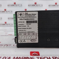 P&B Protection Relays Afv2-1A Advanced Feeder Vision 1A 80-265V