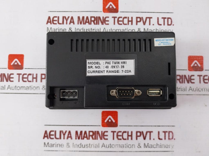 Pac Twin Hmi 7-22A Touch Screen Ethernet Current Range 7-22A
