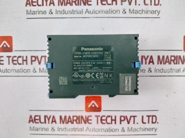 Panasonic Afp0Rc14Rs Control Unit 24V---0.3A Class 2 Ver. 1.2