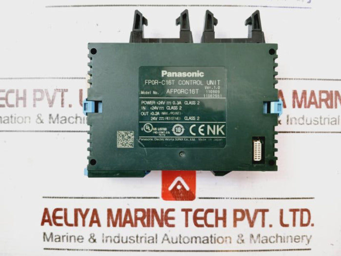 Panasonic Fp0R-c16T Control Unit 24V 0.3A Class 2