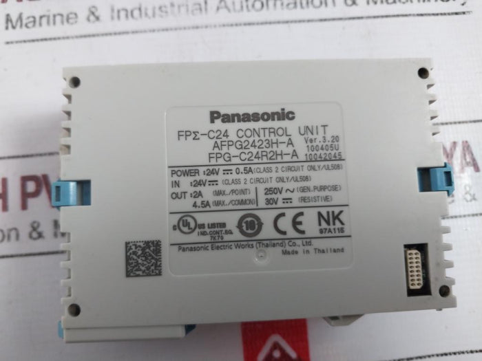 Panasonic Fpg-c24R2H Programmable Control Unit 24V 0.5A 2A/Point 4.5A/Common