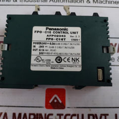 Panasonic Fpo-c16T Control Unit 24V Ver.2.3