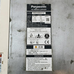 Panasonic Mgda093a1a Ac Servo Driver 200-230v 900w, 60/75°c Wire