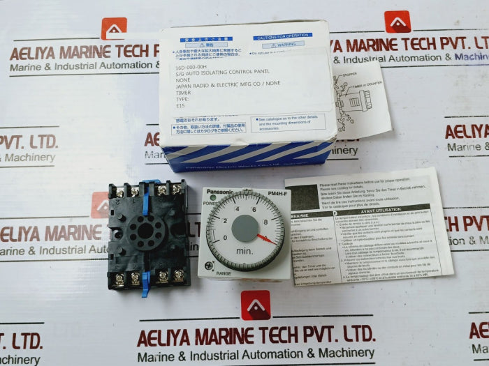 Panasonic Pm4hf8-m-ac120vw Off-delay Timer With Base 0-10 Min 100-120v 50/60hz