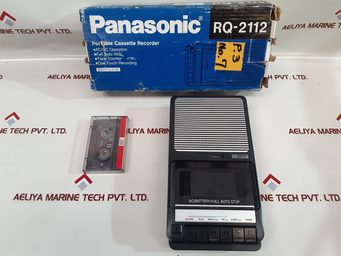 Panasonic Rq-2112 Portable Cassette Recorder