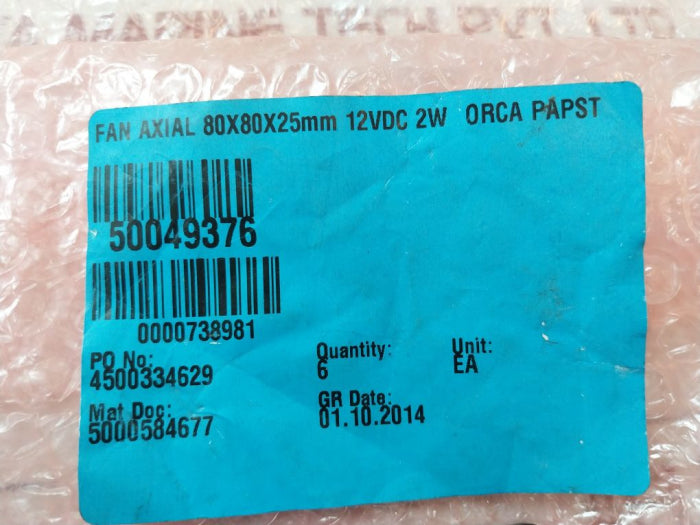 Papst 8412 N Axial Fan 12VDC 170mA 2W