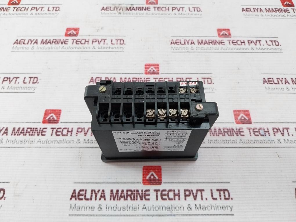 Paragon Rpm-0249 Rpm Indicator 90 To 250 Vac/Dc