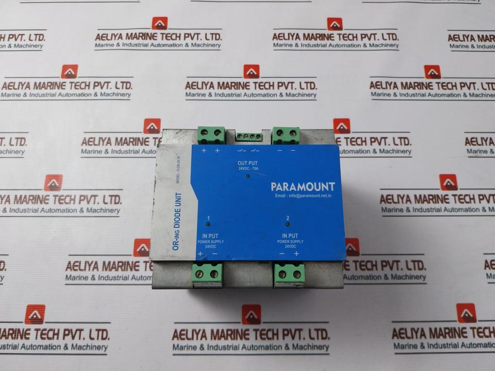 Paramount P-or-24-70 Or-ing Diode Unit 24Vdc