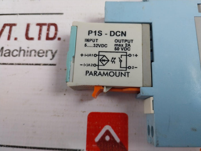 Paramount P1S-dcn Solid State Relay With Base 50 Vdc, 5…32 Vdc