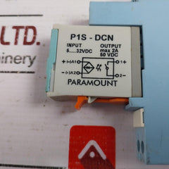 Paramount P1S-dcn Solid State Relay With Base 50 Vdc, 5…32 Vdc