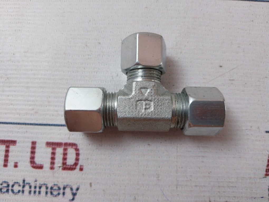 Parker 10-s Eo Compression Tee Steel Tube Fitting