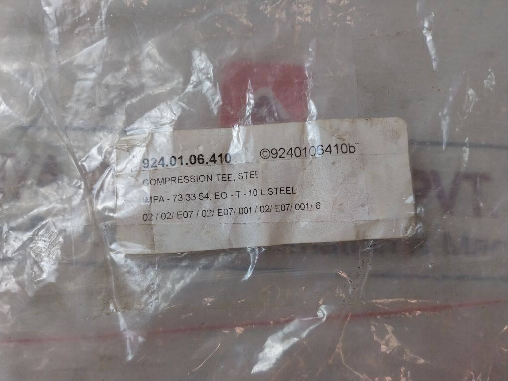 Parker 10-s Eo Compression Tee Steel Tube Fitting