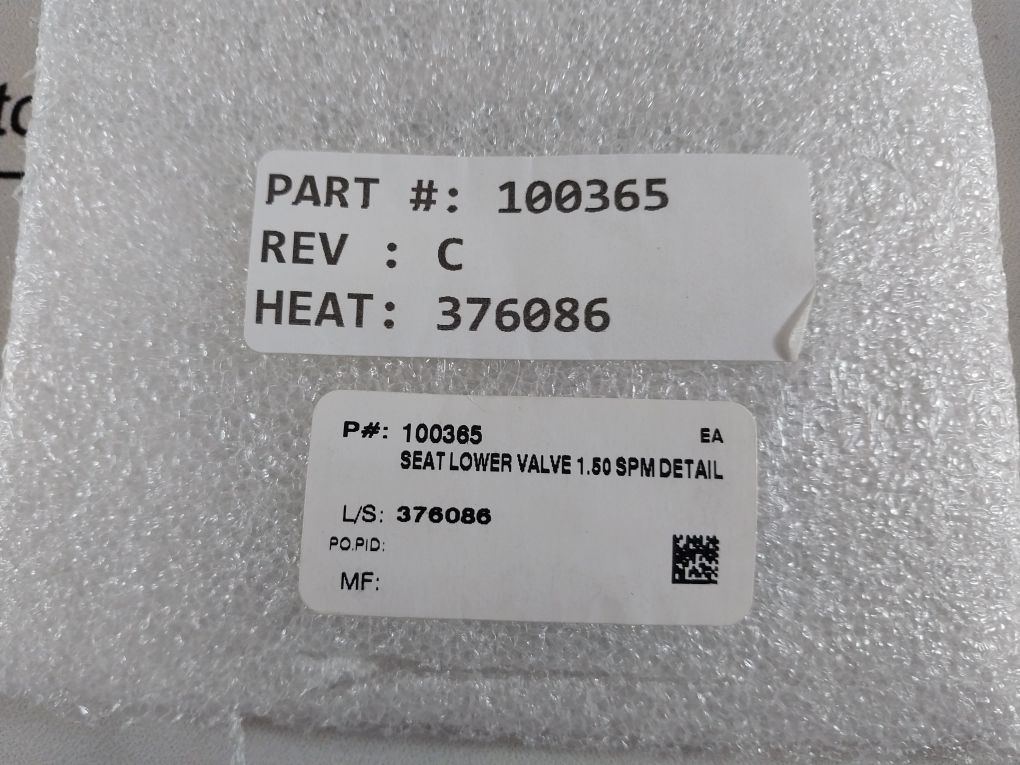 Parker 100774, 100766,100666-08,100365,100768,100360 valve kit