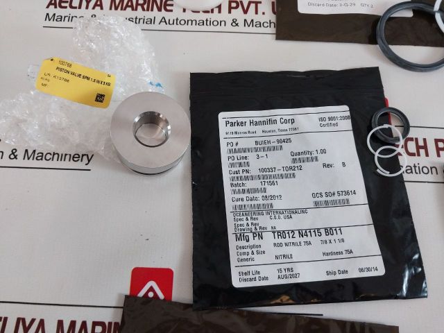 Parker 100774, 100766,100666-08,100365,100768,100360 valve kit