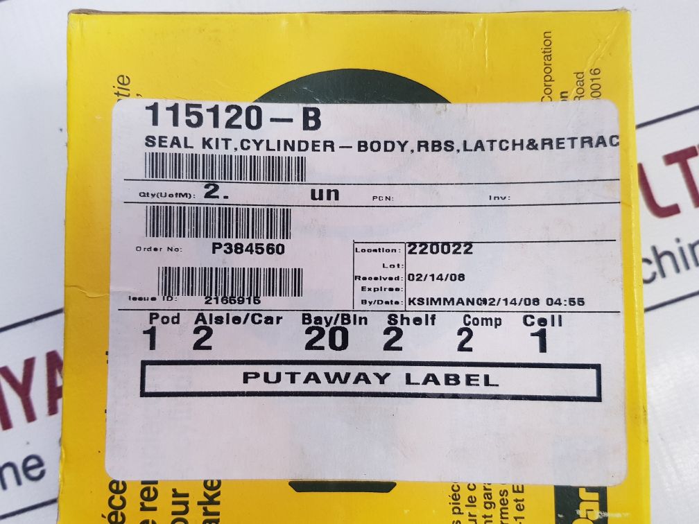 Set of 5X Parker cb402hl001 bunan cylinder body kit