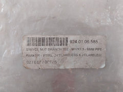 Parker Et06l Swivel Nut Branch Tee M12x1.5-6mm Pipe