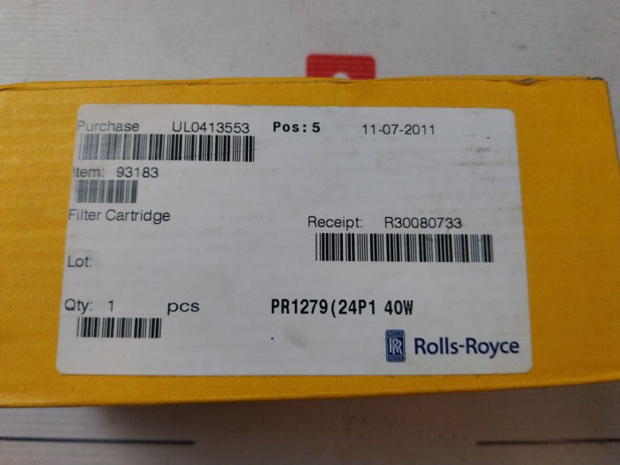 Parker G01279 Filter Cartridge 404.10.52.001