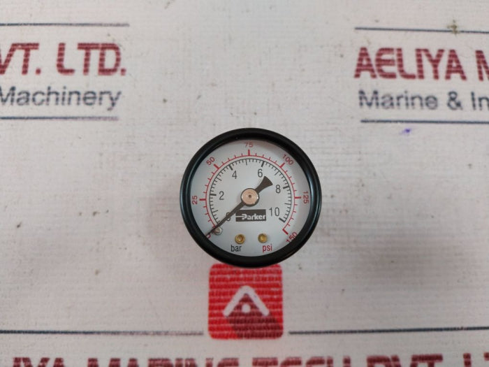 Parker GAD40-10 Air Pressure Gauge 0-10 Bar 0-150 Psi