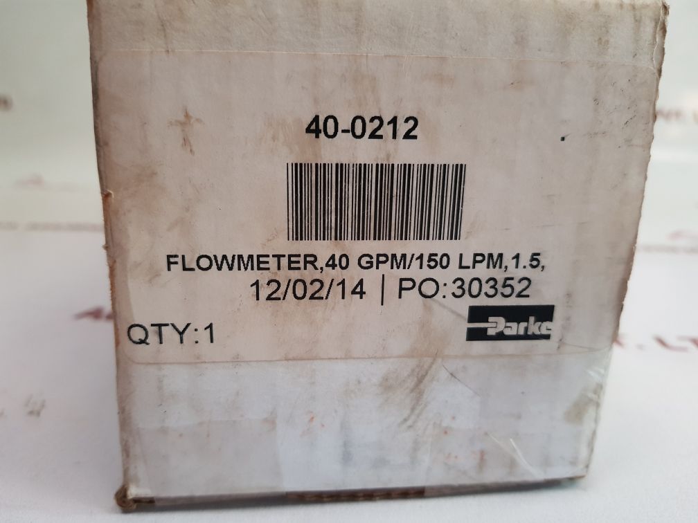 Parker Hannifin P205020131W Flow Reject Water Meter