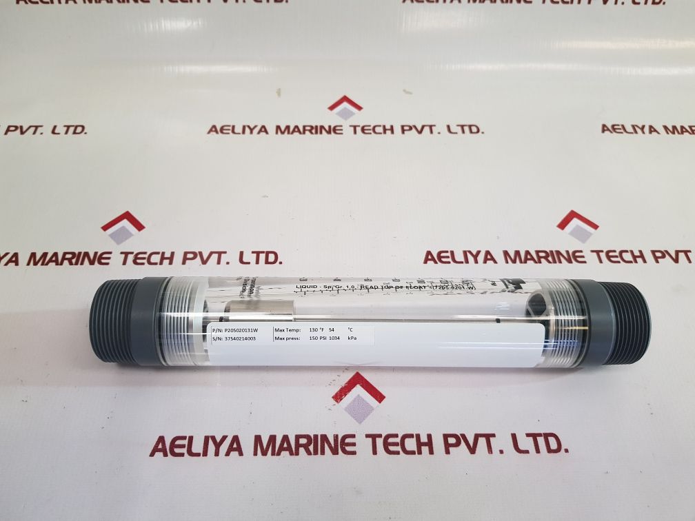 Parker Hannifin P205020131W Flow Reject Water Meter