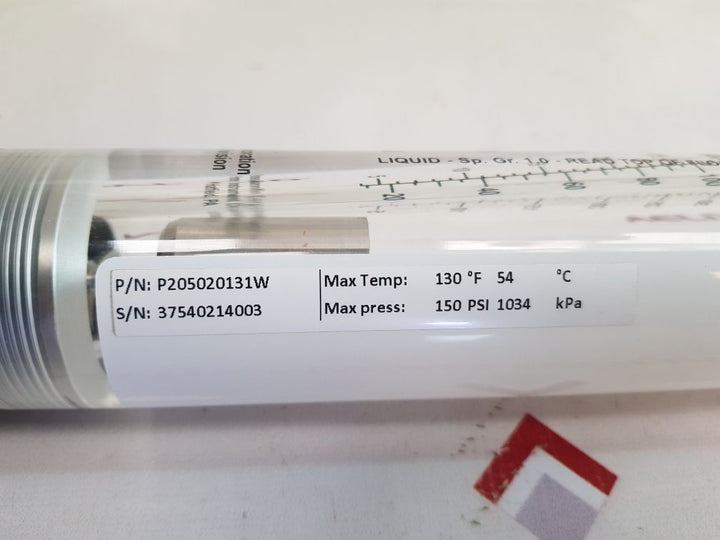 Parker Hannifin P205020131W Flow Reject Water Meter