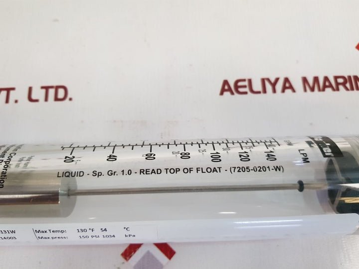 Parker Hannifin P205020131W Flow Reject Water Meter