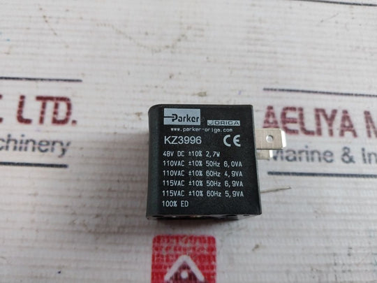 Parker Kz3996 Solenoid Valve Ac Way 5/28 Bar W4984