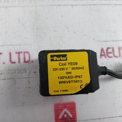 Parker Ye09 Coil 220-230V, 50/60Hz, 9W