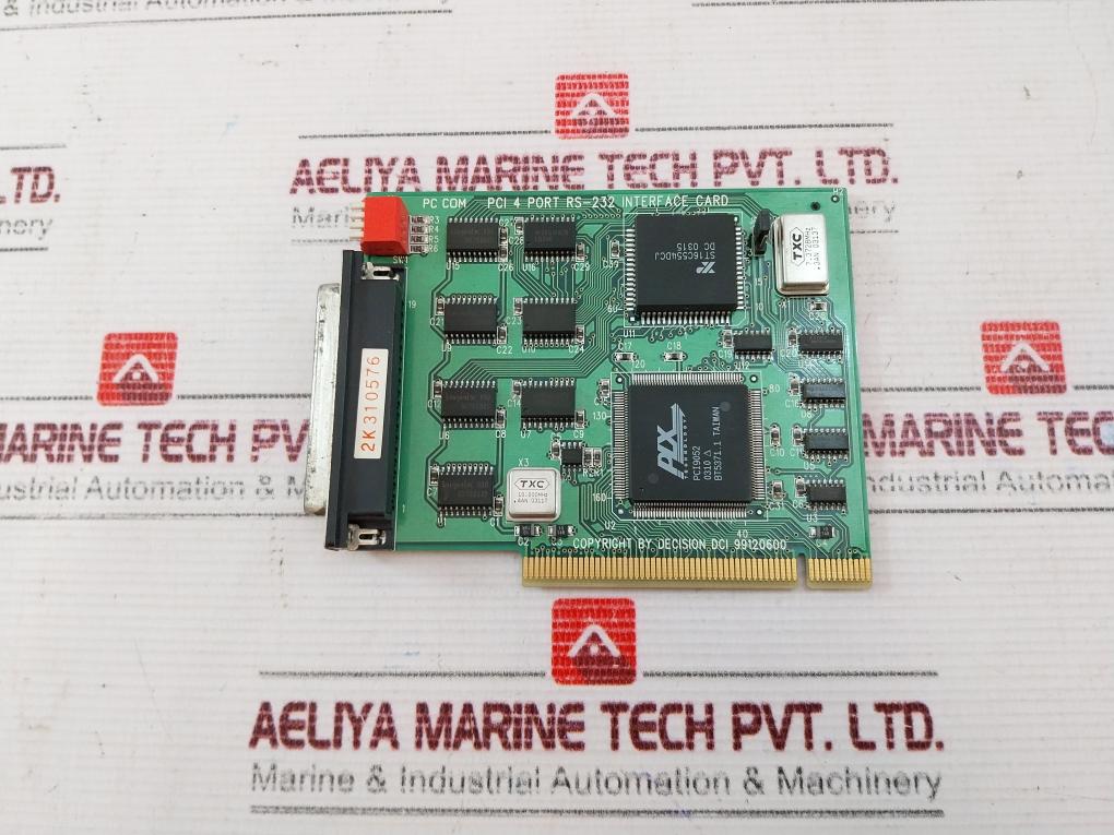 Pc Com Dci 99120600 Pci 4 Port Rs-232 Interface Card