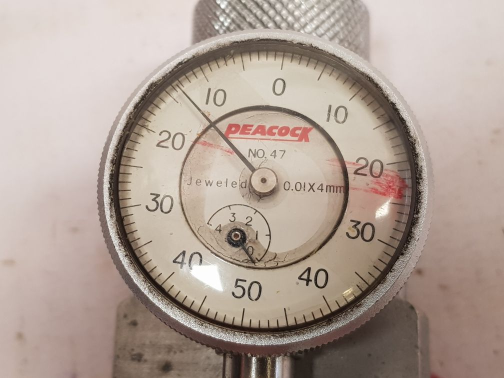 Peacock Dial Indicator 0.01 X 4 Mm
